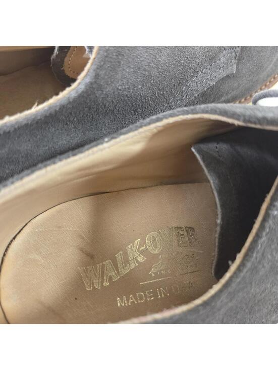 Walk-Over Men\'s Suede Lace-Up Oxfords Size 10 M Gray main image 4